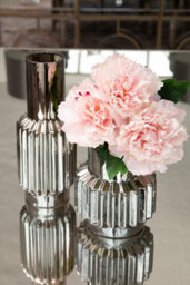 Orsina Onice Silver Large Glass Vase - thumbnail 3