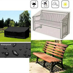 3 Seat (162X66X89Cm) Heavy Duty Waterproof Outdoor Garden Bench Seat Cover For Furniture - thumbnail 5