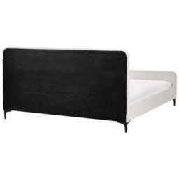 Beliani Bed Boucle Lunan 180 X 200 Cm (Eu Super King) Off-White - thumbnail 6