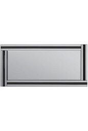 Mirroroutlet Dalton Black All Glass Full Length Mirror 174 X 85 Cm - thumbnail 3