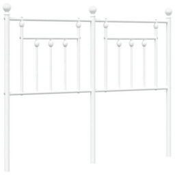 Berkfield Metal Headboard White 120 Cm - thumbnail 2