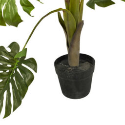 Urbn-Living Urbnliving 110Cm Large Artificial Realistic Plant Monstera Deliciosa Potted Tree Décor - thumbnail 2