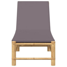 Walplus Sun Lounger With Cushions 55X199X30 Cm Bamboo - thumbnail 4