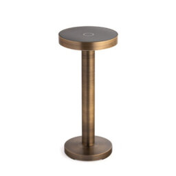 Auraglow Rechargeable Cordless Led Table Lamp - Milan - Bronze - thumbnail 1