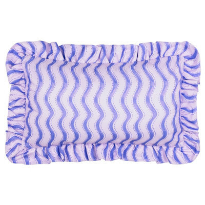 furn. Furn Summer Solstice Wiggly Stripe Outdoor Cushion, Cobalt - image 1