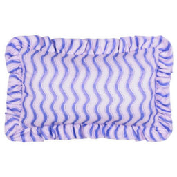 furn. Furn Summer Solstice Wiggly Stripe Outdoor Cushion, Cobalt - thumbnail 1