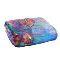 Royce Mcclure Silky Bohemian Elephant Supersoft Blanket Multicoloured (152Cm X 127Cm) - thumbnail 3