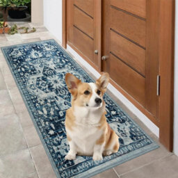 Ameha Non Slip Cshmere Rug Tranquil, 80 X 150 Cm  Area Floor Mat Luxury Bedroom Kitchen Floor Indoor/outdoor Rugs - thumbnail 2