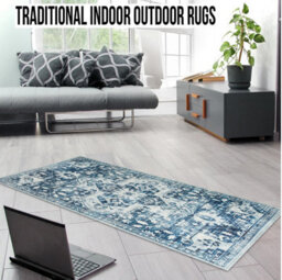 Ameha Non Slip Cshmere Rug Tranquil, 80 X 150 Cm  Area Floor Mat Luxury Bedroom Kitchen Floor Indoor/outdoor Rugs