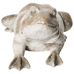 Beliani Garden Figurine Carapelle Frog Beige - thumbnail 4