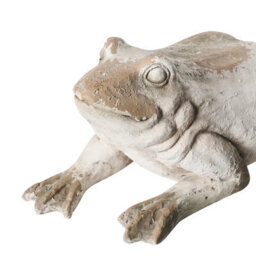 Beliani Garden Figurine Carapelle Frog Beige - thumbnail 6