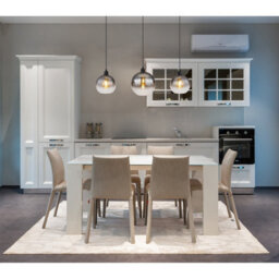 Luminosa Lighting Luminosa Newcastle Bar Pendant Ceiling Light Matt Black Smoke Glass Shade 3X E27 - thumbnail 6