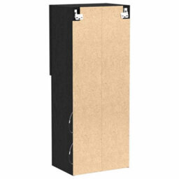 Berkfield Modern Tv Cabinet With Led Lights Black Oak 40,5X30X102 Cm - thumbnail 9