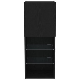 Berkfield Modern Tv Cabinet With Led Lights Black Oak 40,5X30X102 Cm - thumbnail 7