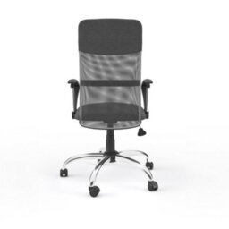 Alphason Orlando Mesh Office Chair With Wheels In Grey - thumbnail 4