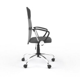 Alphason Orlando Mesh Office Chair With Wheels In Grey - thumbnail 3