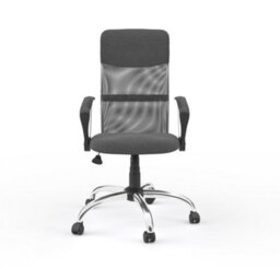 Alphason Orlando Mesh Office Chair With Wheels In Grey - thumbnail 2