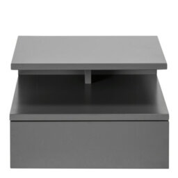 Furniture To Go Ashlan Bedside Table With 1 Drawer In Grey - thumbnail 2