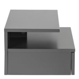 Furniture To Go Ashlan Bedside Table With 1 Drawer In Grey - thumbnail 3