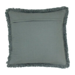Furn. Sienna 100% Cotton Fringed Polyester Filled Cushion - thumbnail 2
