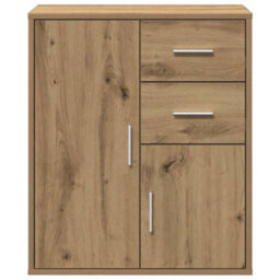Berkfield Sideboard Artisan Oak 60 X 31 X 70 Cm Engineered Wood - thumbnail 6