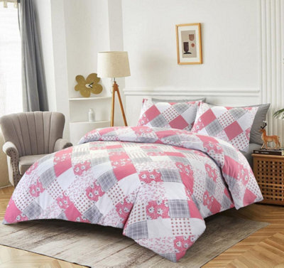 Kampala Hill Eloise Pink Duvet Cover Set Single Bedding Set - image 1