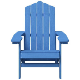 Berkfield Garden Adirondack Chair Hdpe Aqua Blue - thumbnail 3