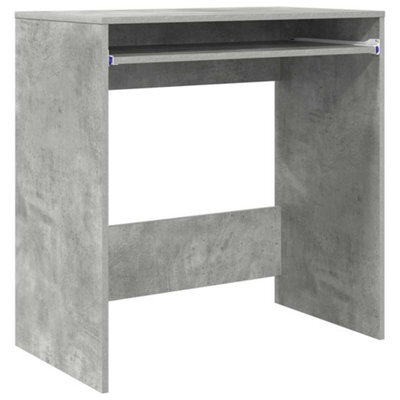 Berkfield Modern Computer Desk Concrete Grey Particle Board Concrete Desk - image 1