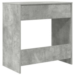 Berkfield Modern Computer Desk Concrete Grey Particle Board Concrete Desk - thumbnail 8