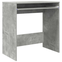 Berkfield Modern Computer Desk Concrete Grey Particle Board Concrete Desk - thumbnail 1
