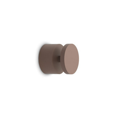 Ideal Lux Toffee Led Outdoor Modern Wall Lamp Coffee 3000K Ip65