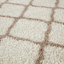 The Rugs Moroccan Shaggy Rugs And Runners Soft  High Pile Ivory And Beige Living Room Kitchen Hallway 730 - thumbnail 4