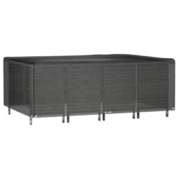 Vidaxl Garden Furniture Cover 12 Eyelets 240X180X80 Cm Rectangular Garden Furniture Covers - thumbnail 2