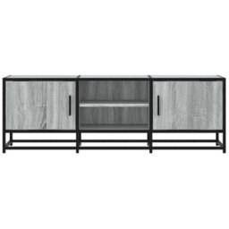 Berkfield Tv Cabinet Grey Sonoma 120X35X41 Cm Engineered Wood And Metal - thumbnail 4