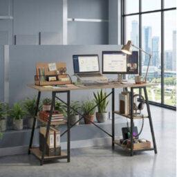 Wooden Computer Desk For Home Office 120L X50W X 72H Cm - thumbnail 3