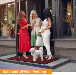 Barrier Mat 60 X 150 Cm Red Anti-Slip Waterproof Door Mat - thumbnail 5