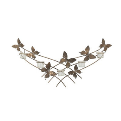 Minster Candle Holder - Metal - L8 X W38 X H79 Cm - image 1