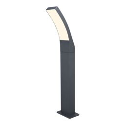 GoodHome Gambell Dark Grey Mains-Powered 1 Lamp Integrated Led Outdoor Post Light (H)600mm - thumbnail 3
