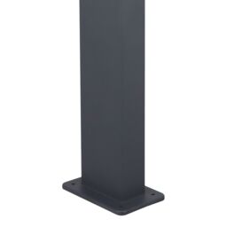 GoodHome Gambell Dark Grey Mains-Powered 1 Lamp Integrated Led Outdoor Post Light (H)600mm - thumbnail 6