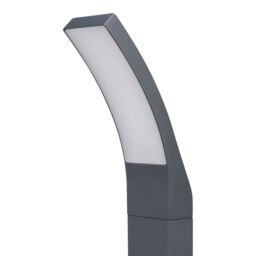 GoodHome Gambell Dark Grey Mains-Powered 1 Lamp Integrated Led Outdoor Post Light (H)600mm - thumbnail 5