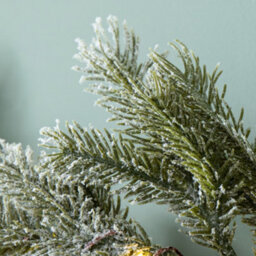 Samuel Alexander 1.8M Frosted Pine Needle Christmas Garland With 120 Warm White Leds - thumbnail 7