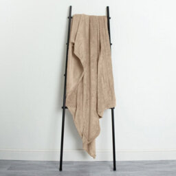 OHS Luxury Large Waffle Honeycomb Mink Warm Throw - thumbnail 3