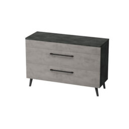 Aveli Bathroom Cloakroom Countertop Vanity Unit Cabinet Drawer 1200mm Soft Close Grey - thumbnail 5