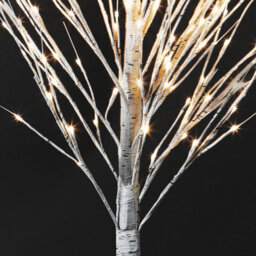 4Ft Birch Tree Christmas Decoration Pre Lit Warm White Led Outdoor Xmas - thumbnail 3