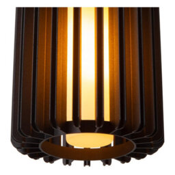 Lucide Lambres Pendant Light - 3Xe27 - Black - thumbnail 5