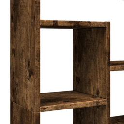Berkfield Durable Bookcase Smoked Oak 72X20X120 Cm Engineered Wood - thumbnail 9