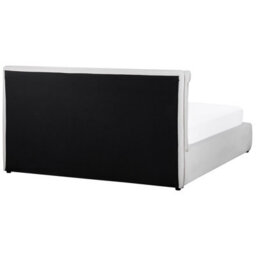 Beliani Ottoman Bed Velvet Bajonna 160 X 200 Cm (Eu King Size) Off-White - thumbnail 8