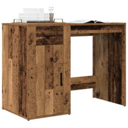 Berkfield Modern Desk Old Wood 100X49X75 Cm Engineered Wood - thumbnail 2
