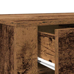Berkfield Modern Desk Old Wood 100X49X75 Cm Engineered Wood - thumbnail 9
