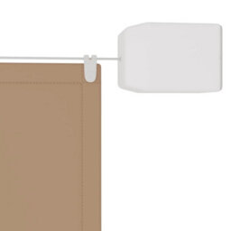 Berkfield Vertical Awning Taupe 100X1000 Cm Oxford Fabric - thumbnail 4